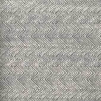 Chevron fabric texture, grayscale and off-white, dense repeating pattern with subtle sheen; Turri collection label visible: fabric cat. t > 756 b.